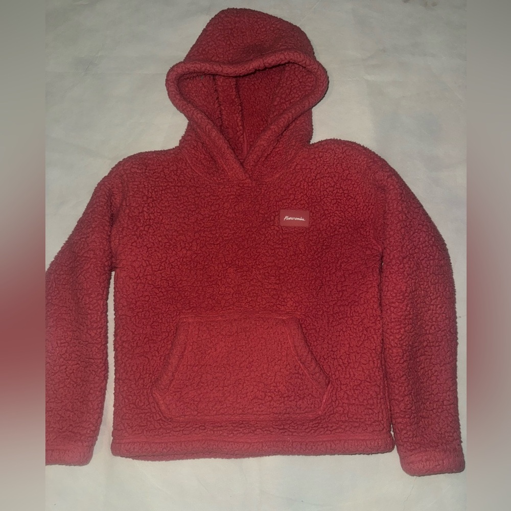 Abercrombie Kids Sherpa hoodie size 11/12